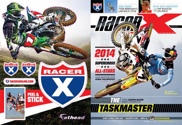 Stop by the Racer X booth in Anaheim and renew.