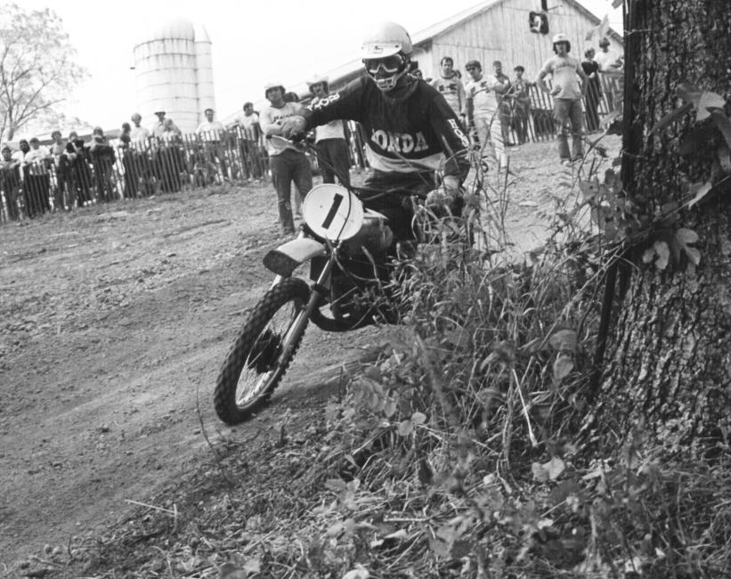 Gary Jones won a national in 1973 and his brother Dwayne finished second.Photo: Racer X Archives