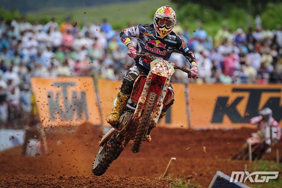 Antonio Cairoli was in perfect form in Brazil.Photo: MXGP
