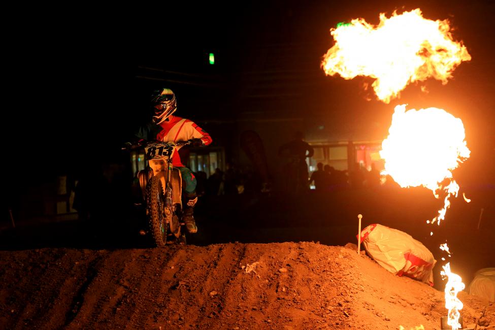 Aaron Lampi got his supercross start in front of a Finnish crowd.