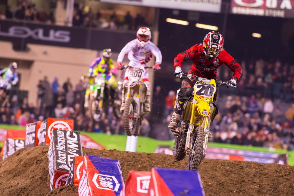 In his return to Monster Energy Supercross, Tickle finished eighth.