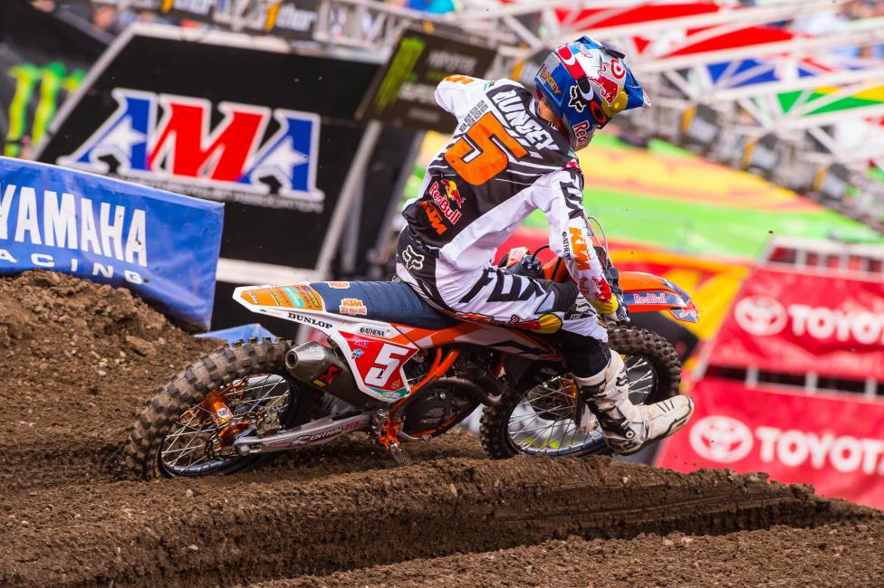 Another podium for Dungey.