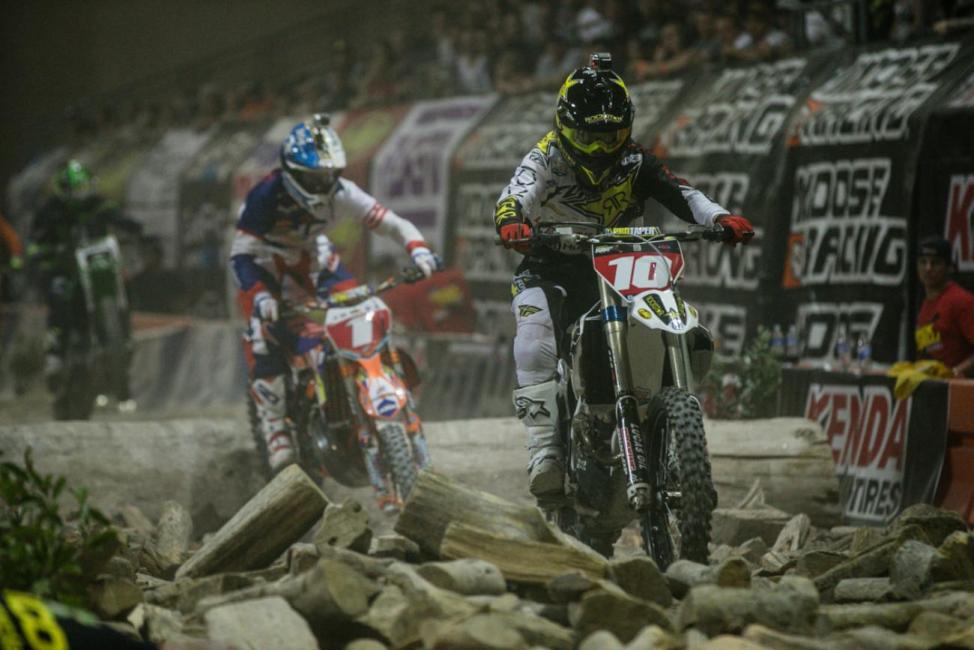 Haaker (10) leads the Endurocross standings.