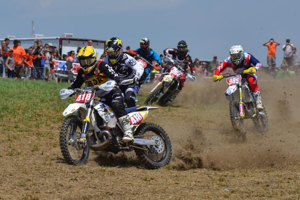 Tyler Medaglia shot off the start to claim the $250 All Balls Racing Holeshot Award.