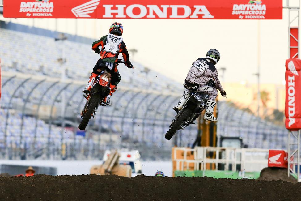 Baker and Chase Bell came together at the Ricky Carmichael Amateur Supercross.