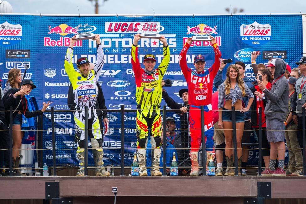 This just in, Tomac's not bad at riding dirt bikes.Photo: Cudby