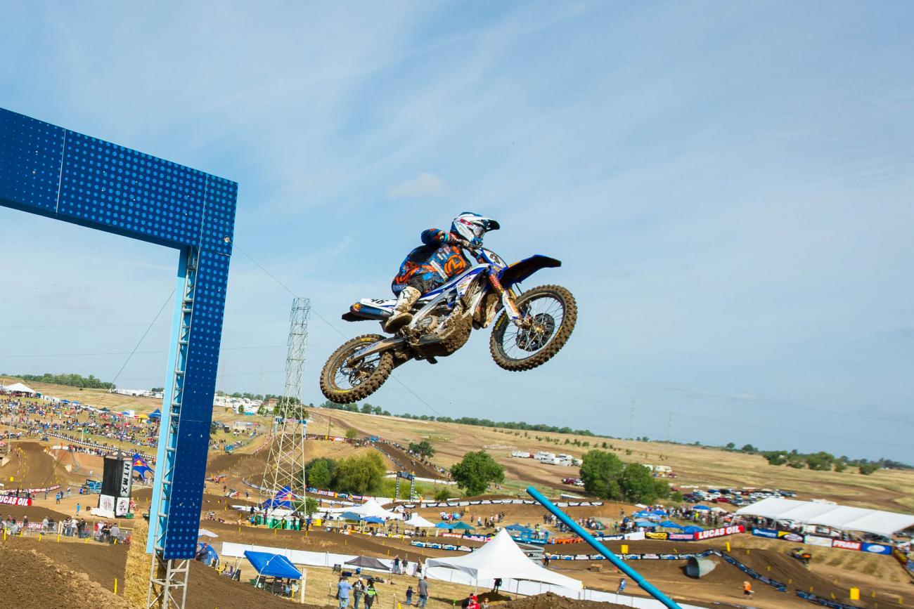 Nicoletti's first moto was the best of his 450 career.
