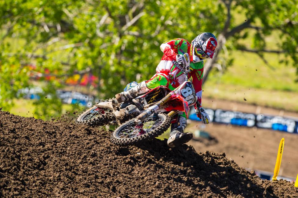 Hampshire's eighth overall is a career high for the GEICO Honda rider.