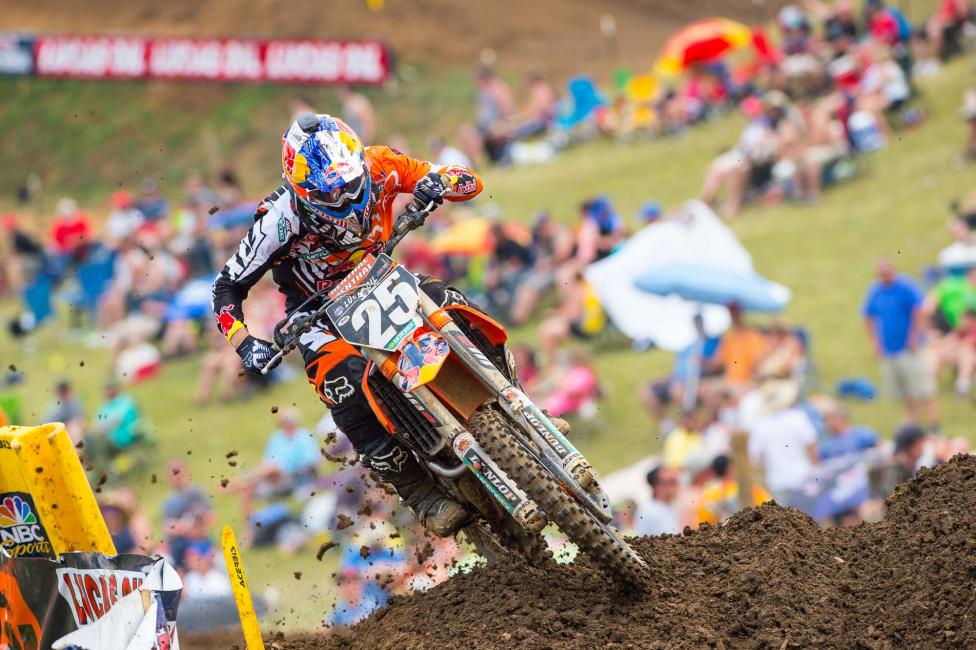 Marvin Musquin was flawless in the first moto.
