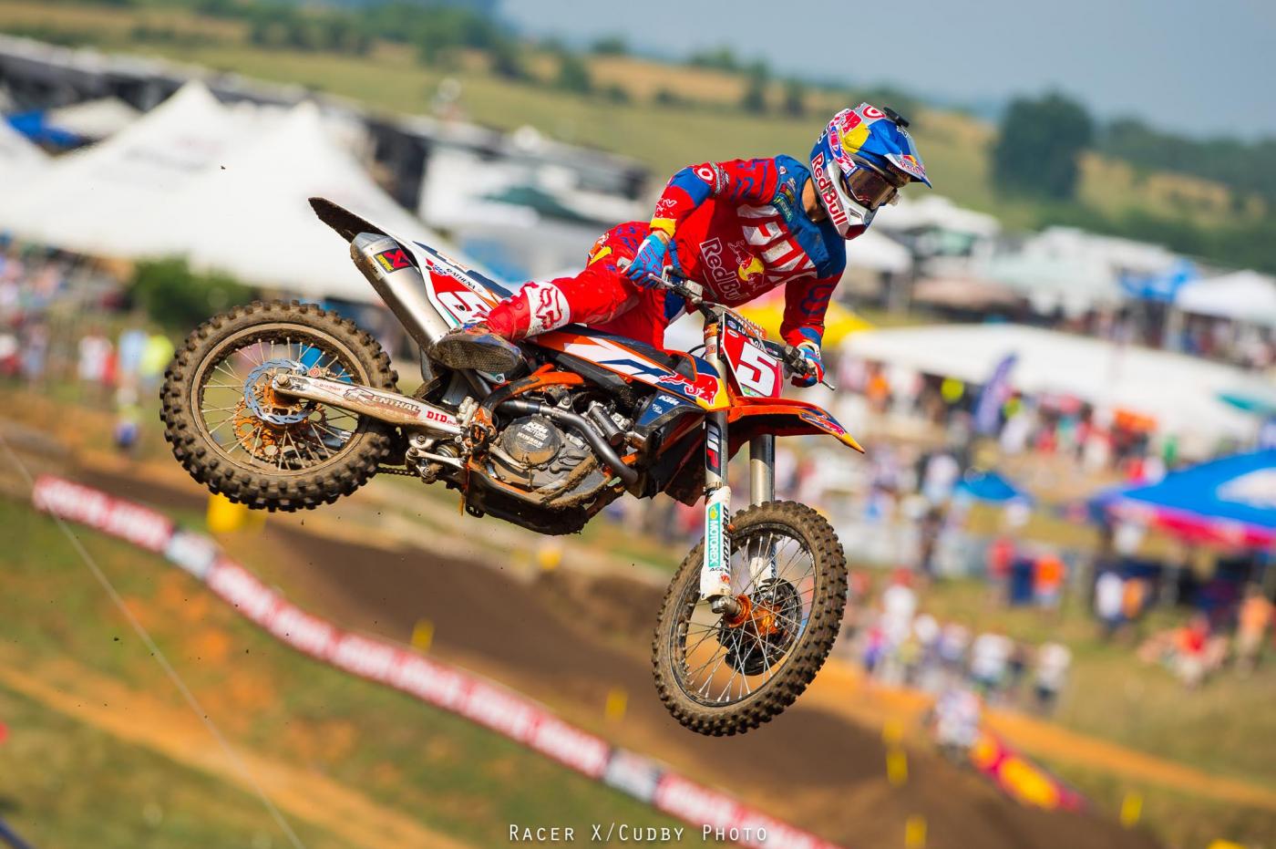 Dungey won his second overall in a row at Muddy Creek.