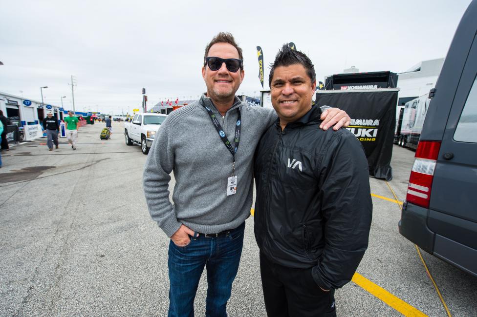 Steve's always a friendly face at the races.