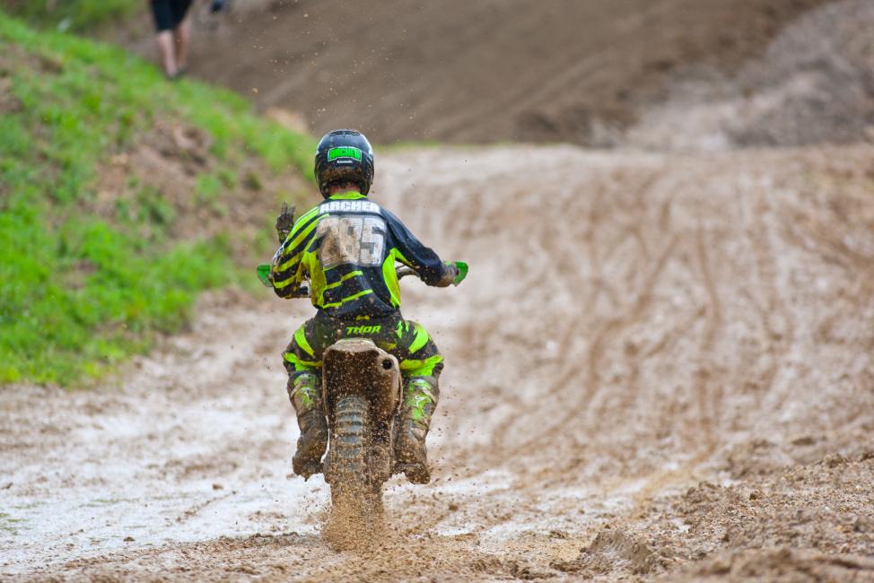 The local dude found a place in the top ten in the second moto.