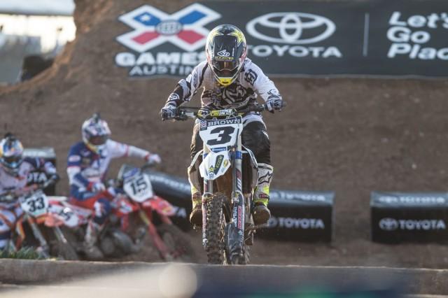 Mike Brown is creeping up the standings after winning at X Games Austin.