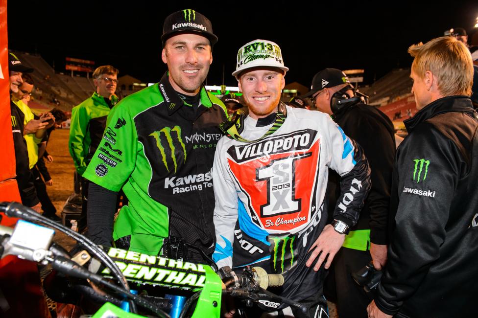 RV wrapped up his third 450SX title at the Salt Lake City Supercross.