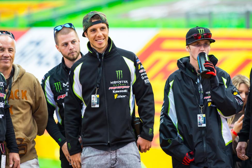 Tonus (center) has been out since Atlanta 2.