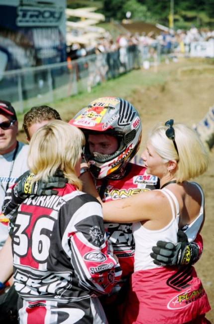 McCormick won the second 125 moto at the 1999 Washougal National.