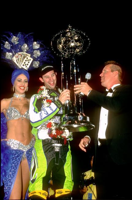 Huffman was a champion in the 125SX Class.