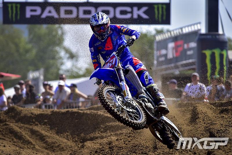 Febvre leads the MX1 standings in MXGP racing.