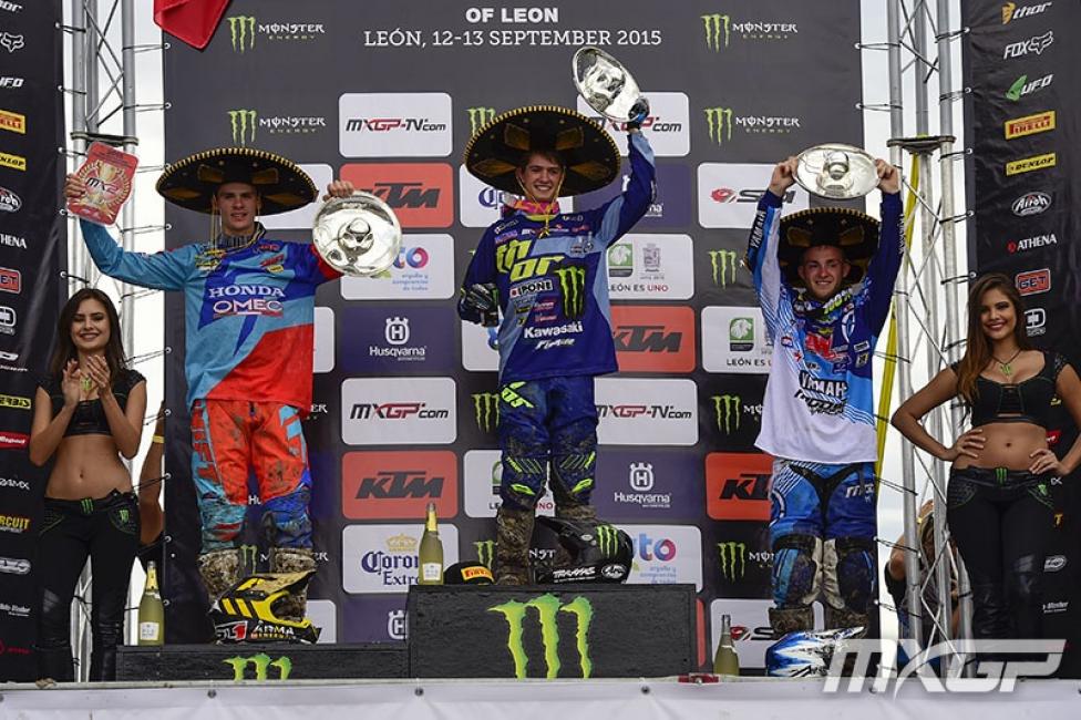 Covington got his first podium and win in the same race.