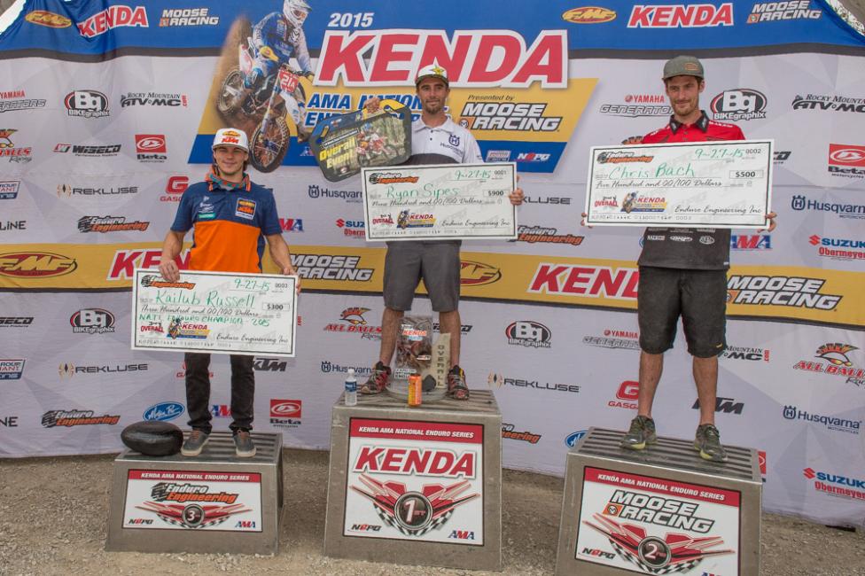 Ryan Sipes won the overall on the day.