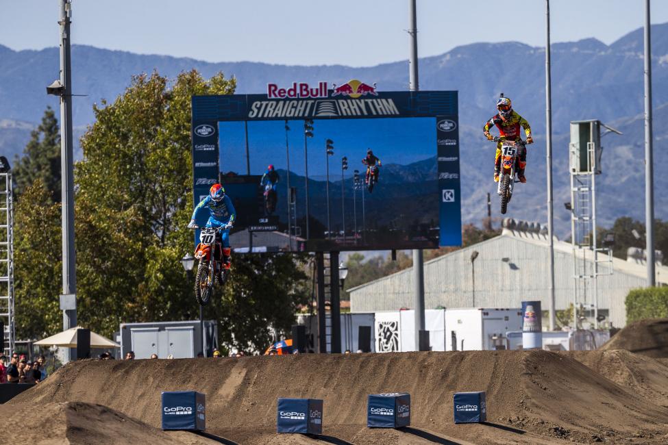 Brayton was on the gas at the 2015 Red Bull Straight Rhythm.