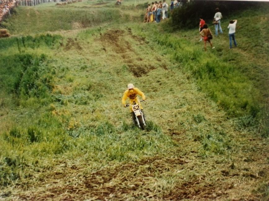 Shirtless fans made up the course boundaries back then.