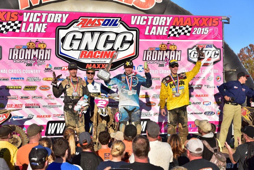 XC1 Podium: Sipes, Strang, Ashburn.
