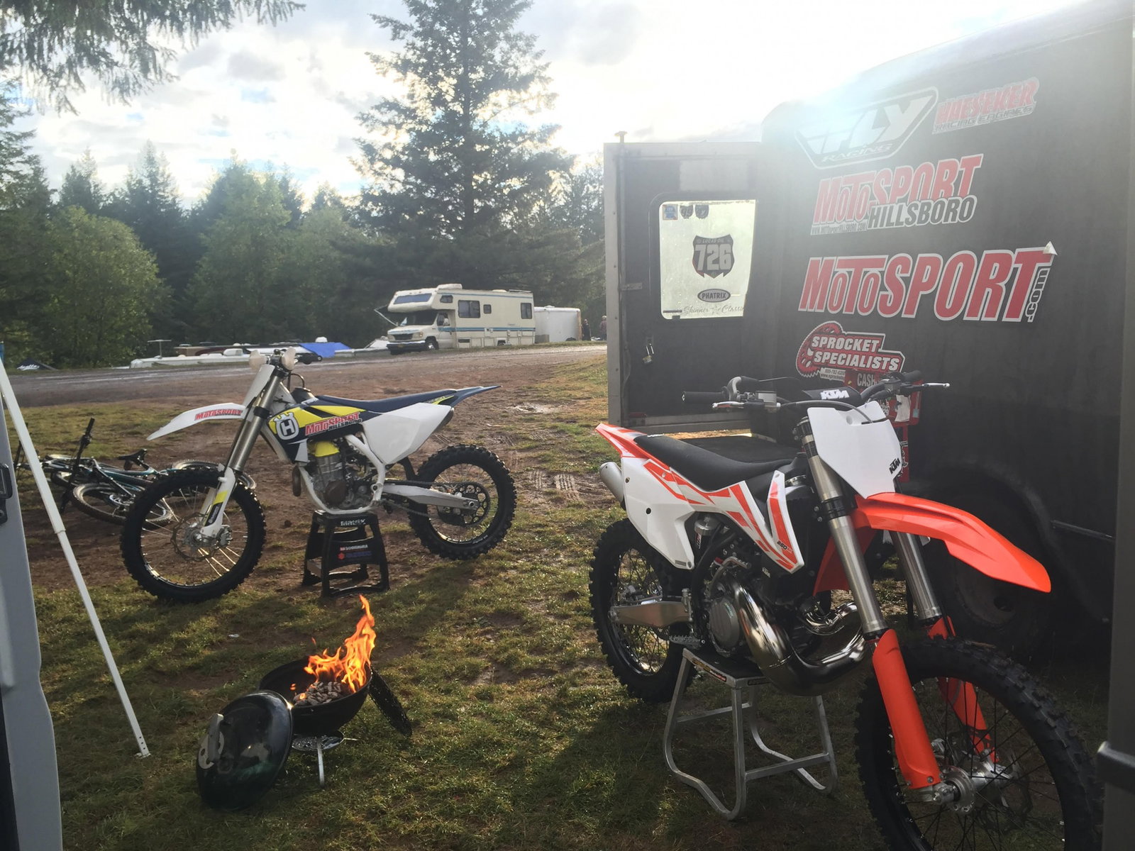 The setup.