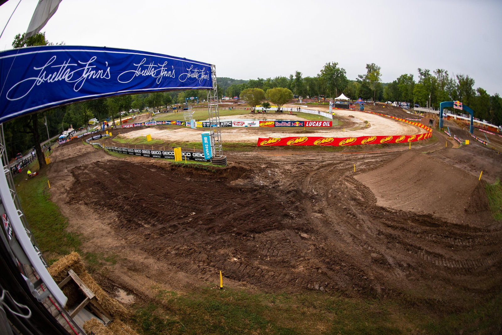 The original finish line at the Ranch.