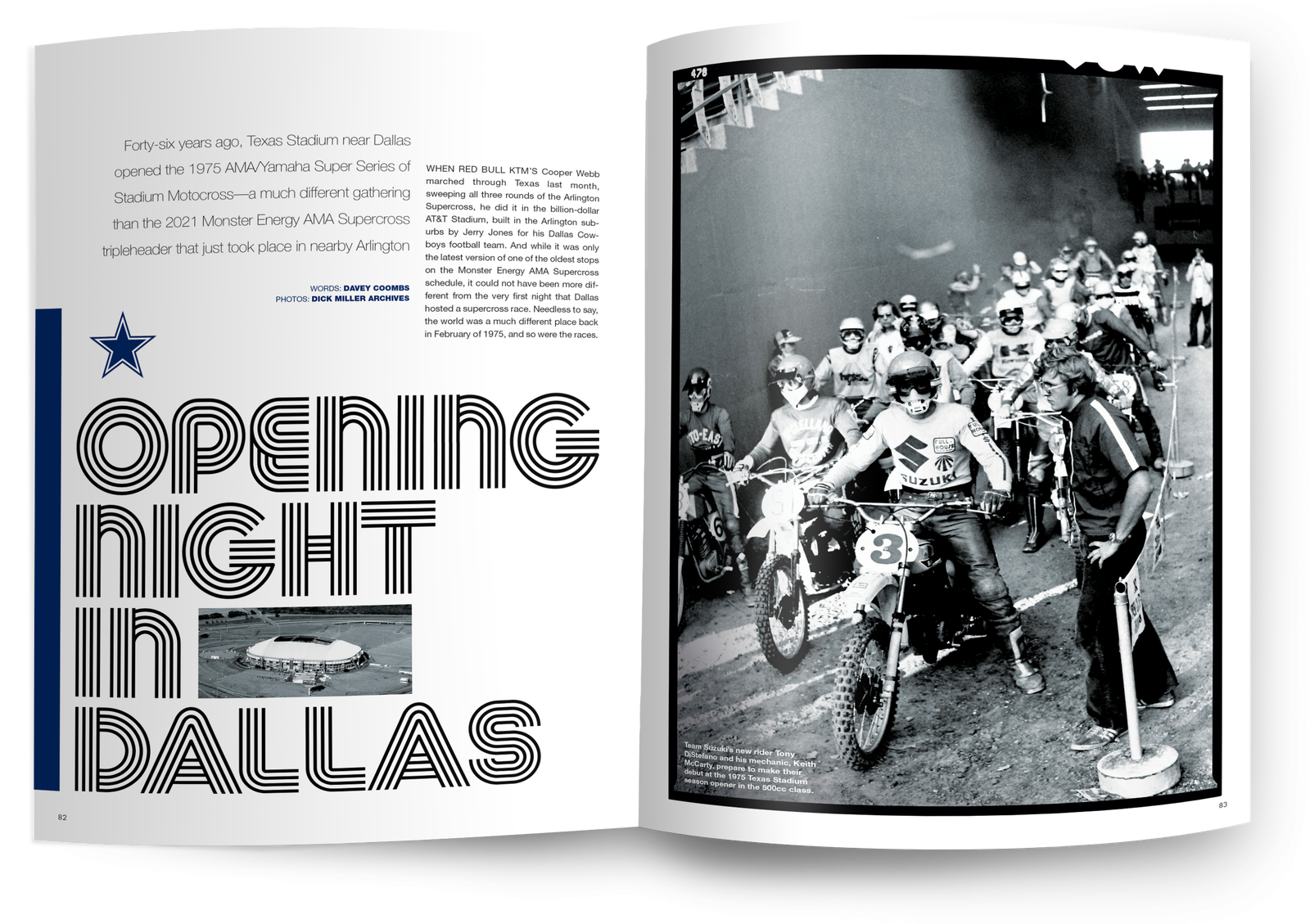 Opening Night In Dallas in the June 2021 Issue of Racer X Illustrated
