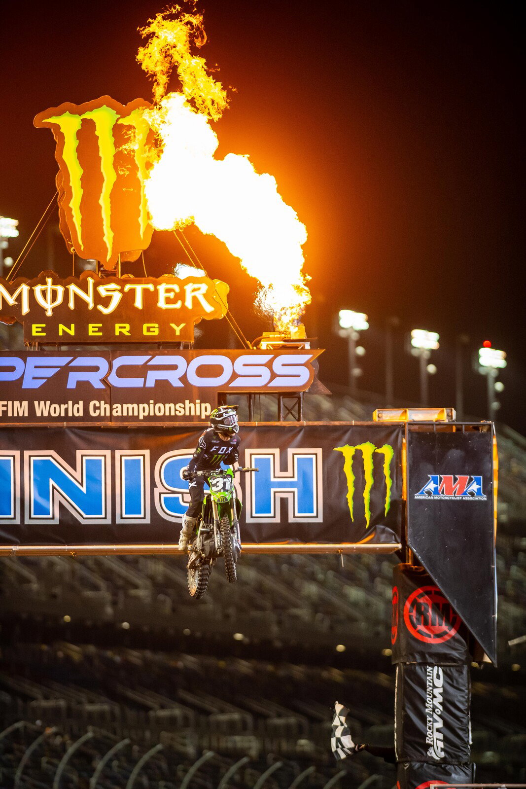 McAdoo earning his maiden AMA win at the 2021 Daytona Supercross.