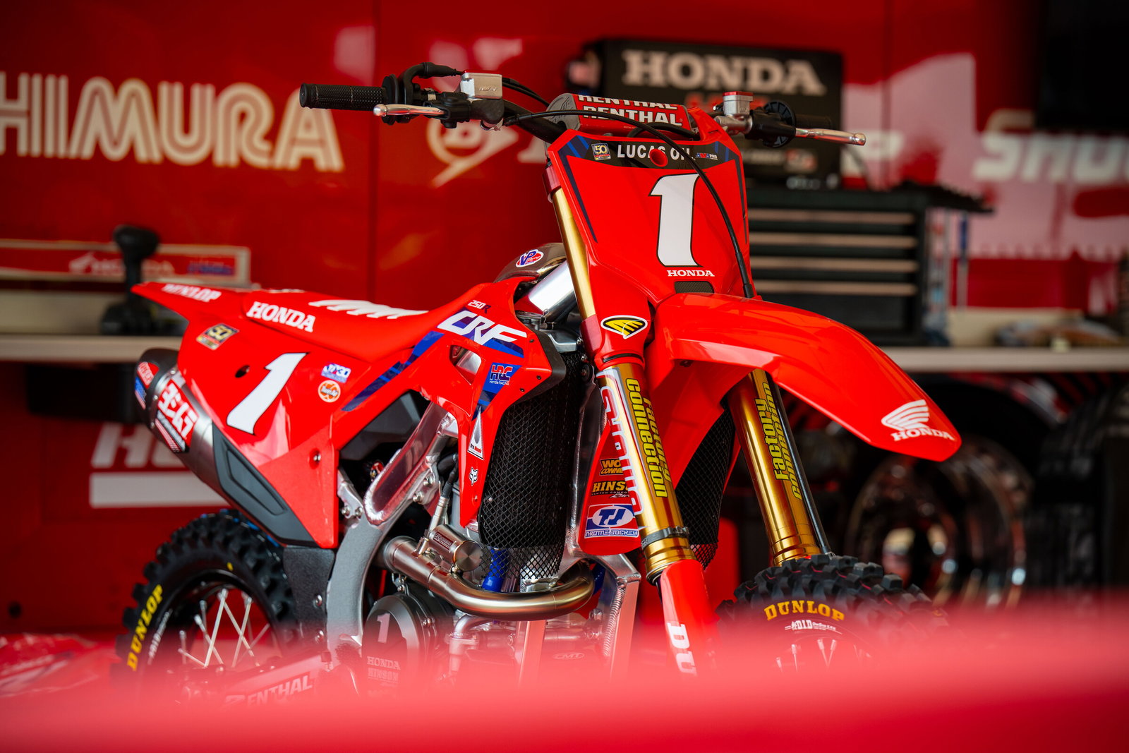Jett Lawrence's Honda CRF250R.