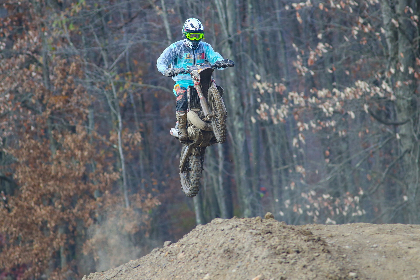 Kendra getting some air.