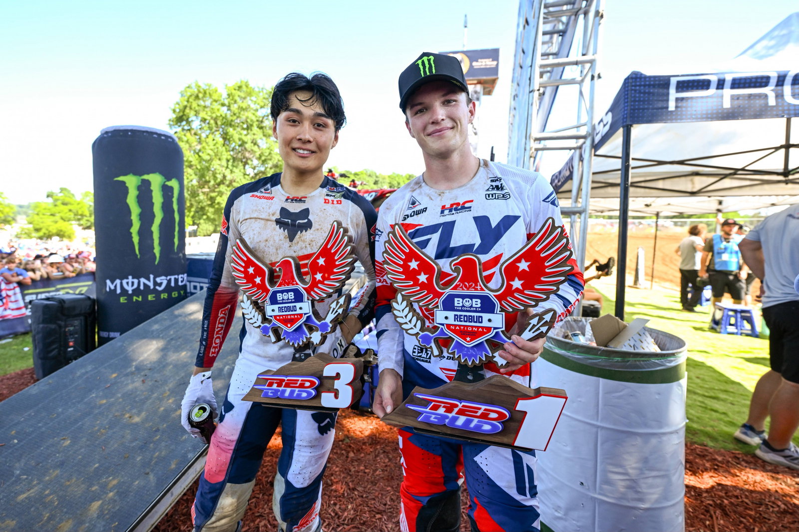 Jo Shimoda and Chance Hymas