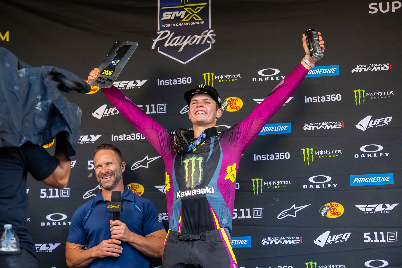 ...but Kade Johnson earned the SMX Next World Championship.