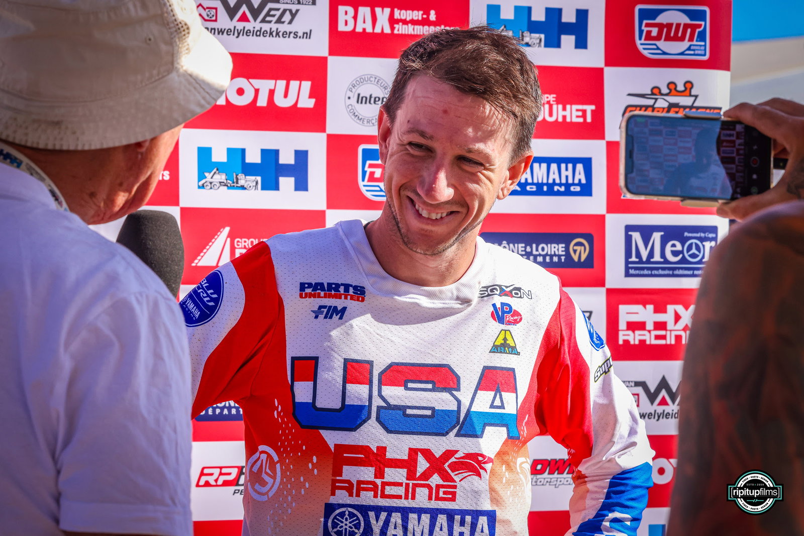 The seven-time AMA Pro ATV Motocross National Champion was all smiles with the team’s result.