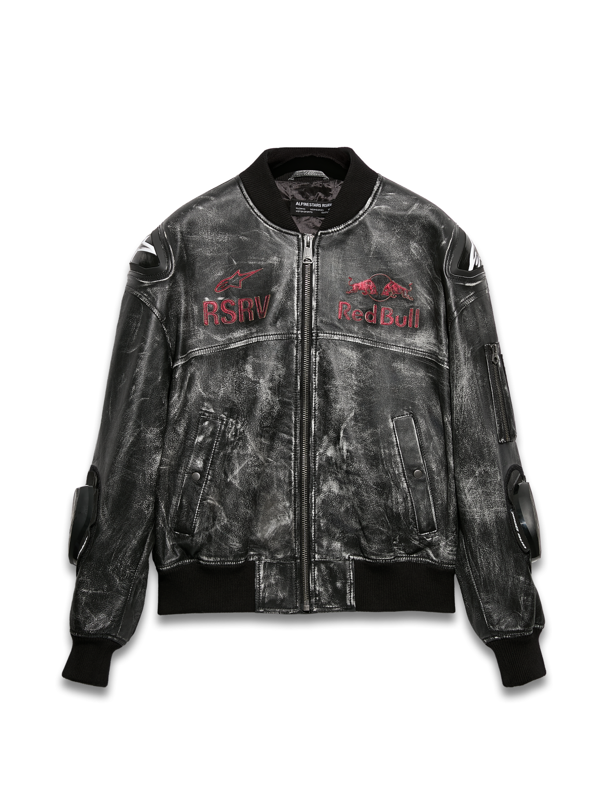 Alpinestars RSRV x Red Bull Distressed Leather Jacket_FR