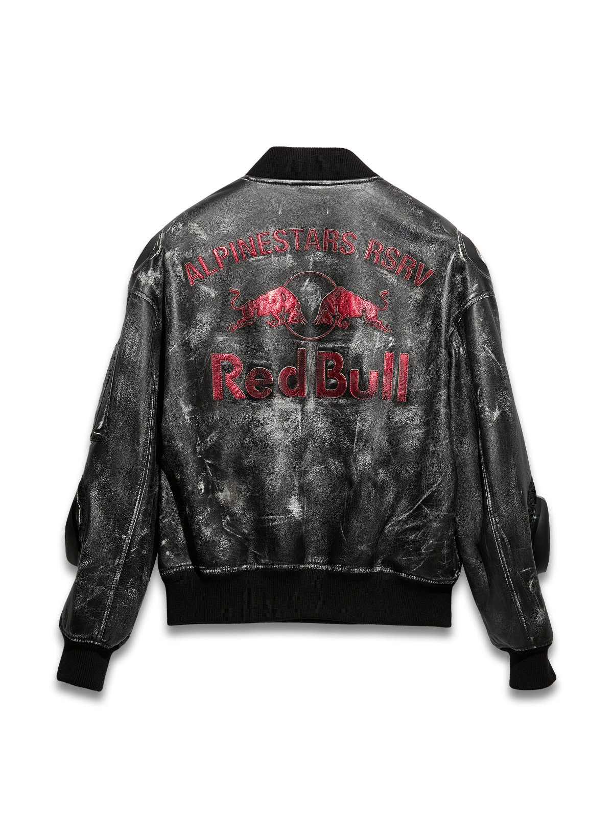 Alpinestars RSRV x Red Bull Distressed Leather Jacket_BA