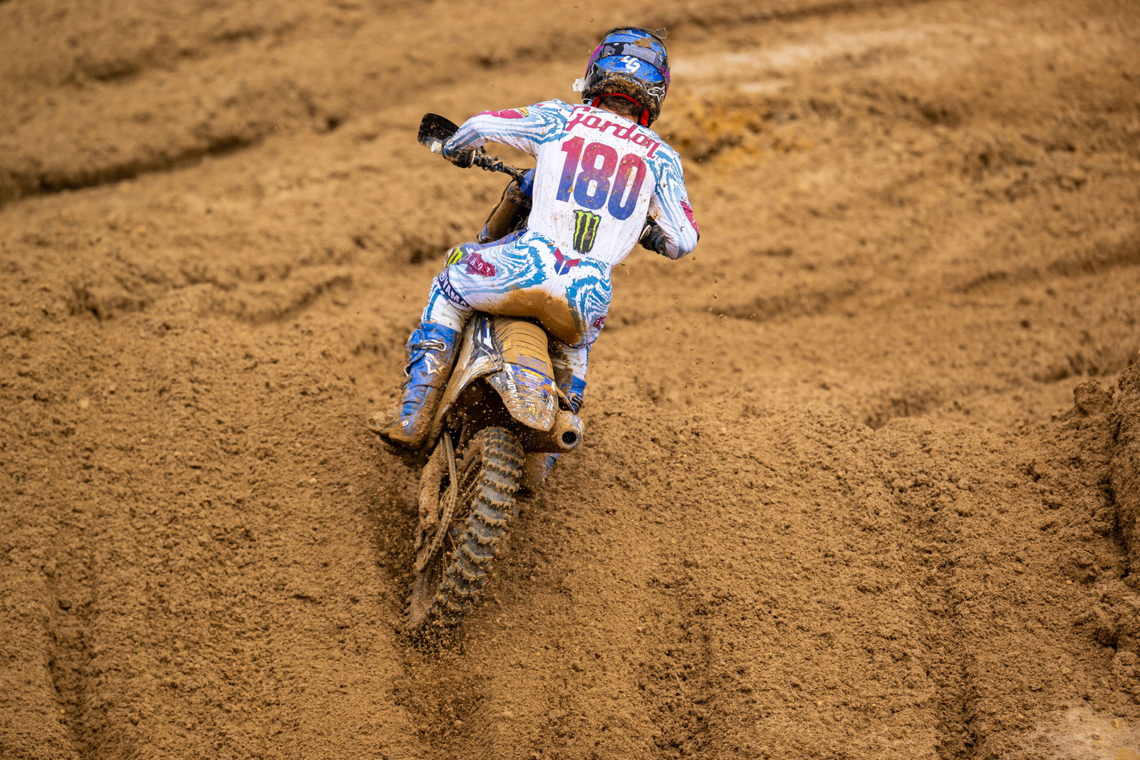 Mud man Landen Gordon earned a solid double digit number after his rookie year.
