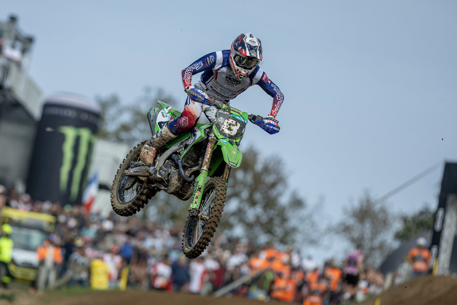 Mathis Valin suffered a DNF after an opening lap crash.