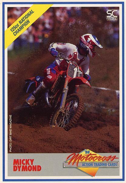 Having taken over the 125cc spot for Team Honda, Mickey Dymond was able to win the title in both '86 and '87.