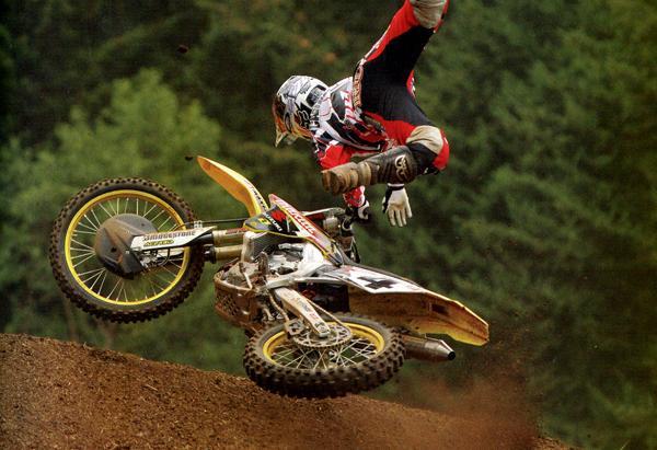 Carmichael taking a big spill at Washougal.