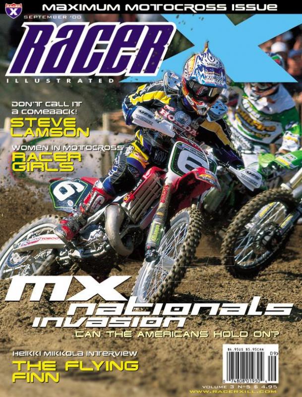 September 2000 Issue - Motocross Magazine - Racer X Illustrated