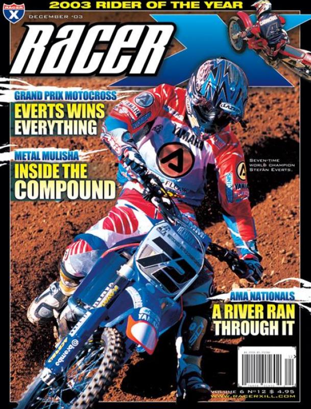 December 2003 Issue - Supercross Magazine - Racer X Illustrated