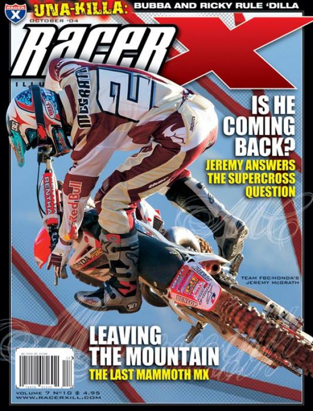 October 2004 Issue - Motocross Magazine - Racer X Illustrated