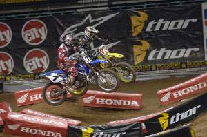 Chad and James delivered a great race on Saturday night