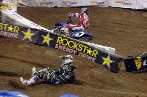 Chad Reed hits the dirt