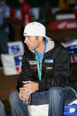 Ramsey at the Phoenix Supercross in 2008