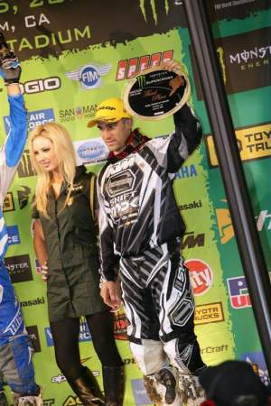 Justin Brayton finished third in the Lites class at Anaheim 1 in 2008.