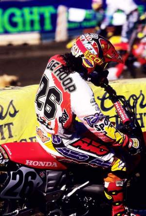 Todd DeHoop was the first-ever rider signed by Alderton.
